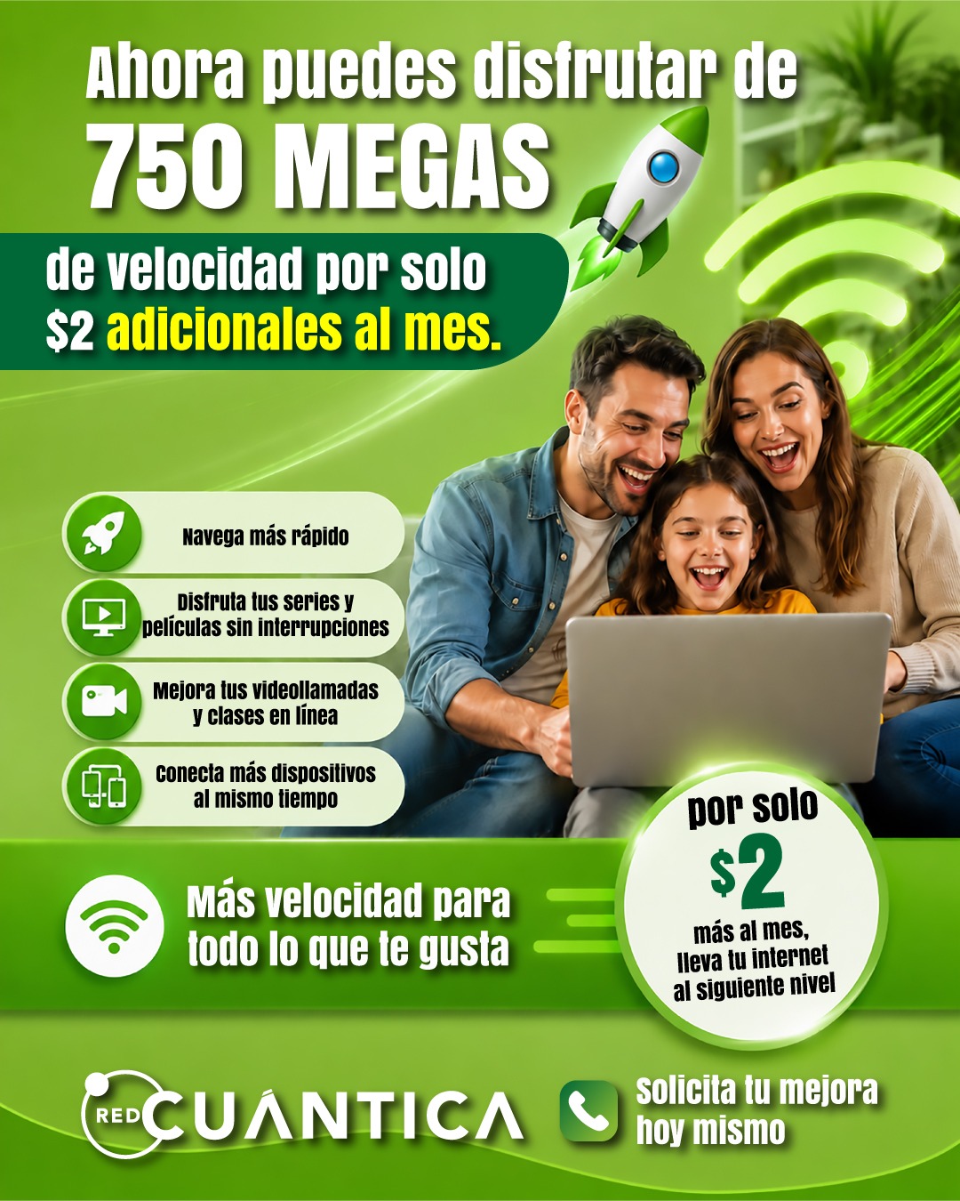750 Megas Por 2 Dolares